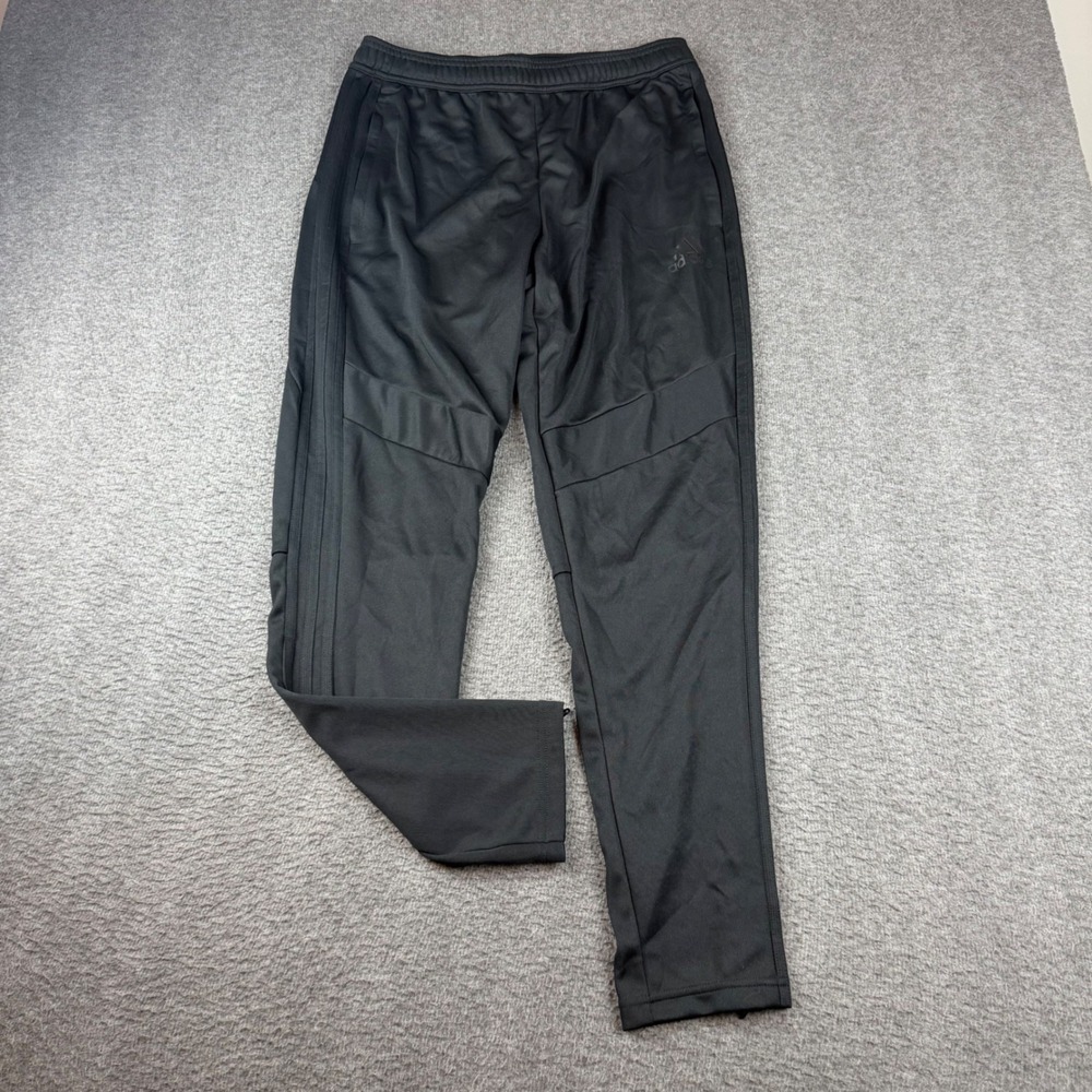 Adidas Tiro Track Pants Men's M Black Training Joggers 3-Stripe Zip Cuffs